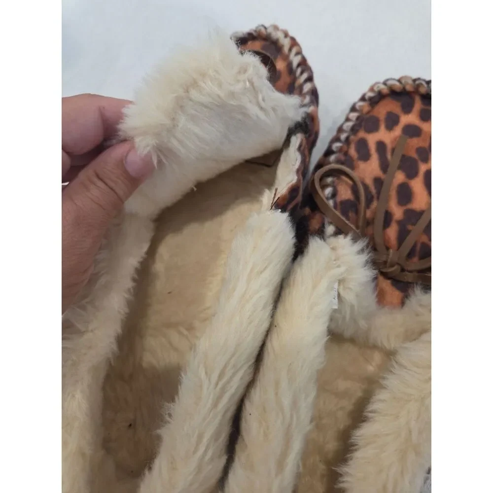 J. Crew Slippers Cheetah Print Women's Size US9